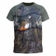 Camiseta caza Benisport Forest Print 3D Perdiz