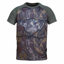 Camiseta caza Benisport Forest Print 3D Paloma