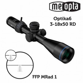 Visor Meopta MeoPro Optika6 - 3-18x50 FFP - RD MRad 1