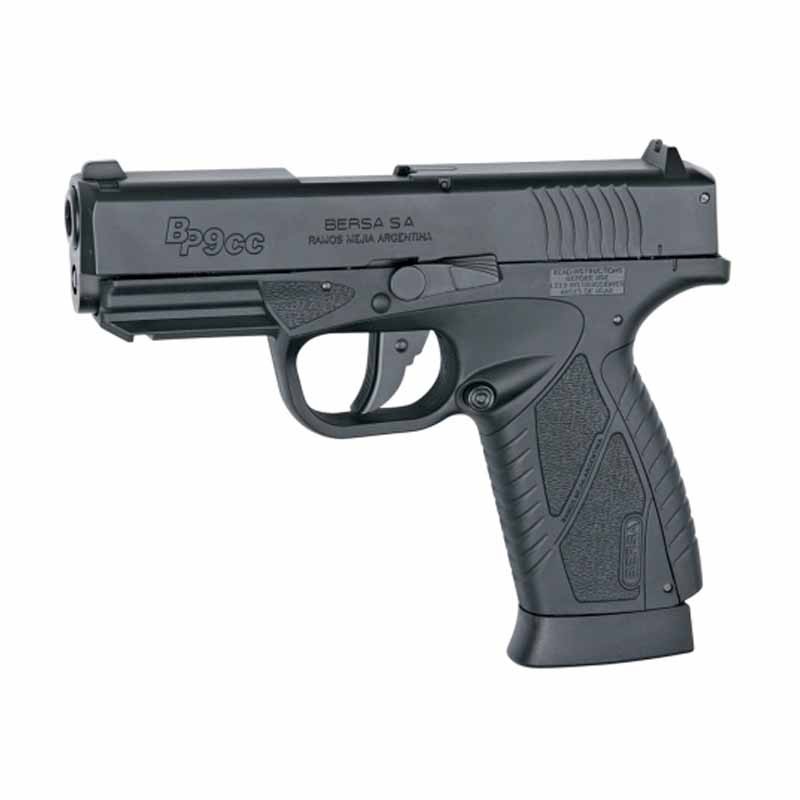 Chargeur CO2 Pour Pistolet BERSA BP9CC 4.5mm - Remplacement Métal Noir, Compatible Bersa Thunder 9 Pro, Unisexe