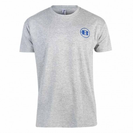 Camiseta Unisex Bergara Stamp Gris Jaspeado