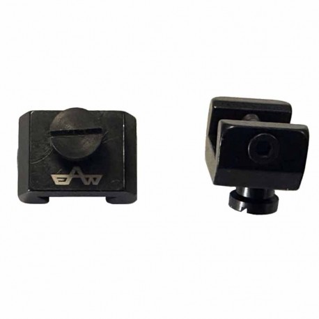 Juego de pies APEL acero 365 para Blaser / Weaver - carril clásico BH4.5