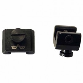Juego de pies APEL acero 365 para Blaser / Weaver - carril clásico BH2
