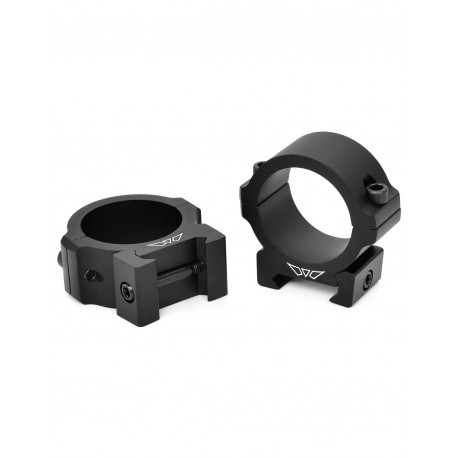 Juego de Anillas WARNE Vapor horizontales 30mm. [Fijas] - Bajas
