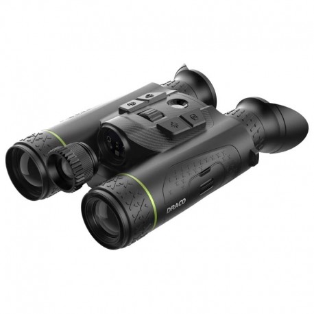 Pixfra Draco D225-4K LRF prismáticos térmicos multispectrales 4 en 1 con visión nocturna y telémetro láser