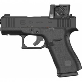 Pistola Glock 43X A-CUT 9x19 AIMPOINT COA - 9x19