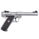 Pistola RUGER Mark IV Target 5.5" Inox. - 22 LR