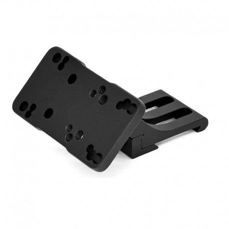 Montura Picatinny lateral WARNE Red-dot 45° para Reflex - zurdo
