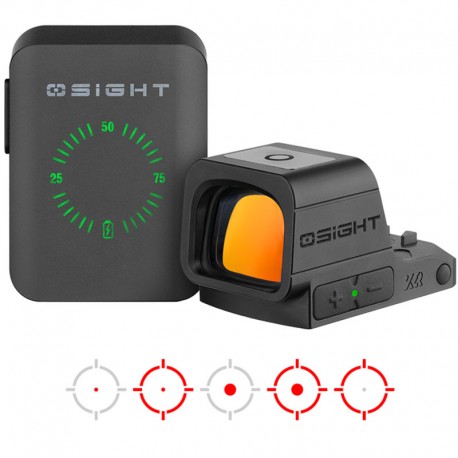 Visor de punto rojo Osight XR multi retícula