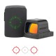 Visor de punto rojo compacto multi retícula Osight S