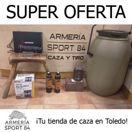 Hikmicro Falcon FQ50 + Dispensador automático + Bidón con asa + Garden Pro A5 + 2 Naturhunt.
