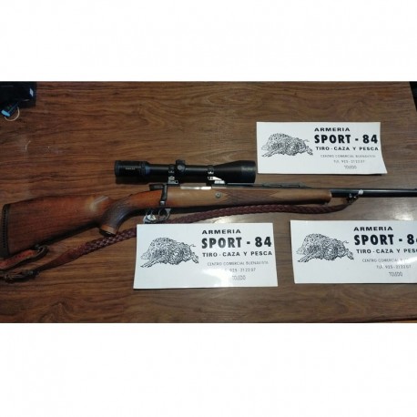 Mannlicher con monturas apel y visor Kahles 3-12x56 de ocasion - Cal 30.06