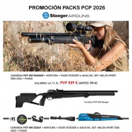 Pack PCP Carabina Stoeger XM1 Ranger