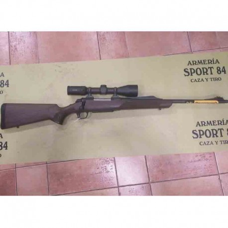 Browning de cerrojo con montura weaver y visor Avistar 2,5-10x50 con retícula iluminada. de ocasion - Cal 30.06