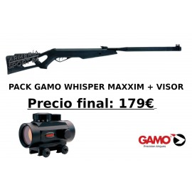 Pack Gamo Whisper Maxxim + Punto rojo