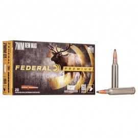 Federal 7mm rm Nosler ballistic tip 150gr