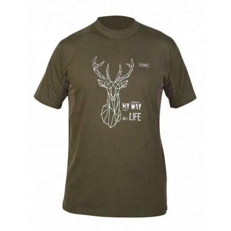 Camiseta caza Hart Branded - Ciervo